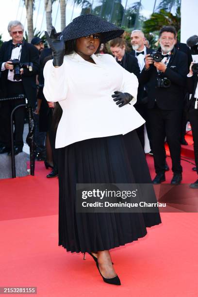 Yseult attends the "Megalopolis" Red Carpet at the 77th annual Cannes Film Festival at Palais des Festivals on May 16, 2024 in Cannes, France.