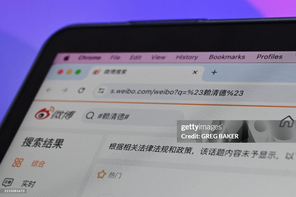 CHINA-TAIWAN-INTERNET-WEIBO-CENSORSHIP