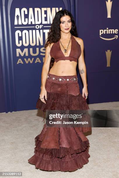 Kassi Ashton attends the 59th Academy of Country Music Awards at Omni Frisco Hotel at The Star on May 16, 2024 in Frisco, Texas.