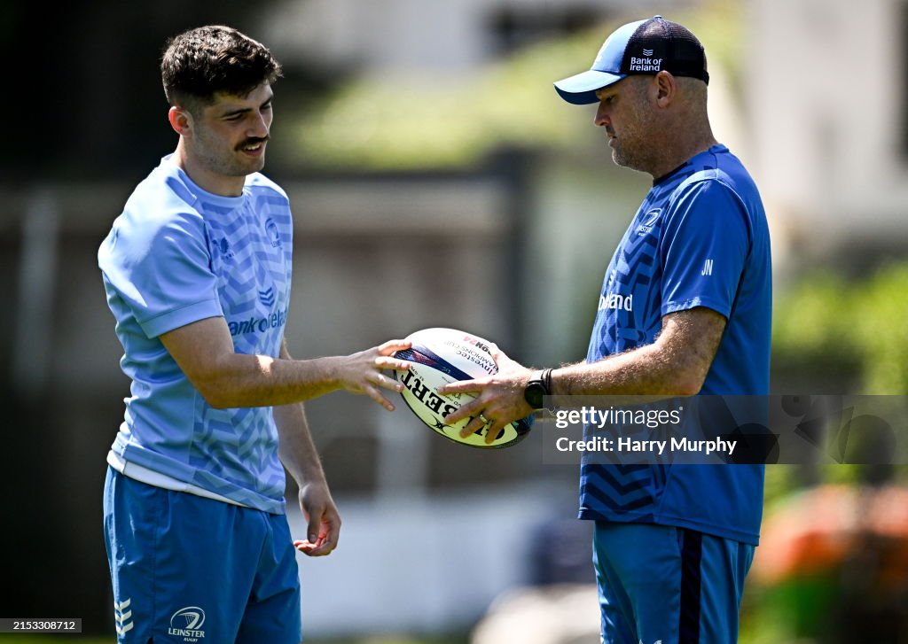 Dvc Rugby Dublin , Ireland - 20 May 2024; Jimmy O'Brien and senior coach... News ...