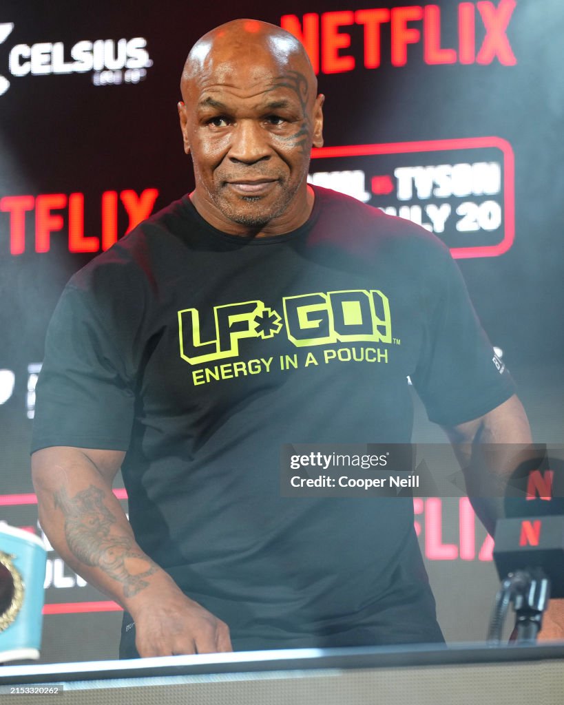 Jake Paul vs. Mike Tyson Boxing Match Arlington Press Conference