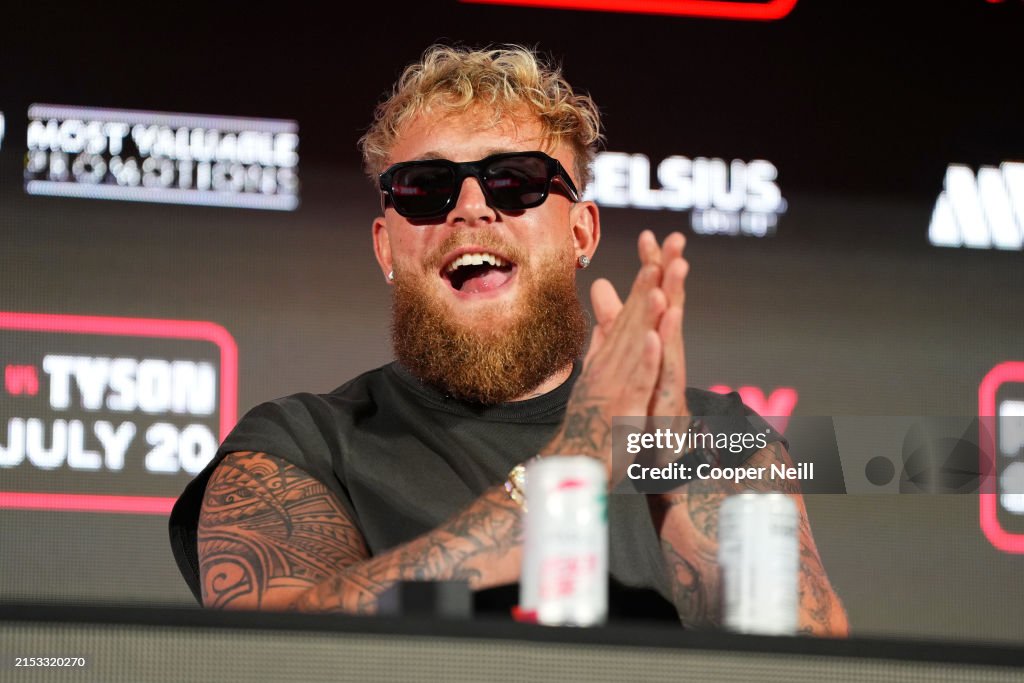 Jake Paul vs. Mike Tyson Boxing Match Arlington Press Conference