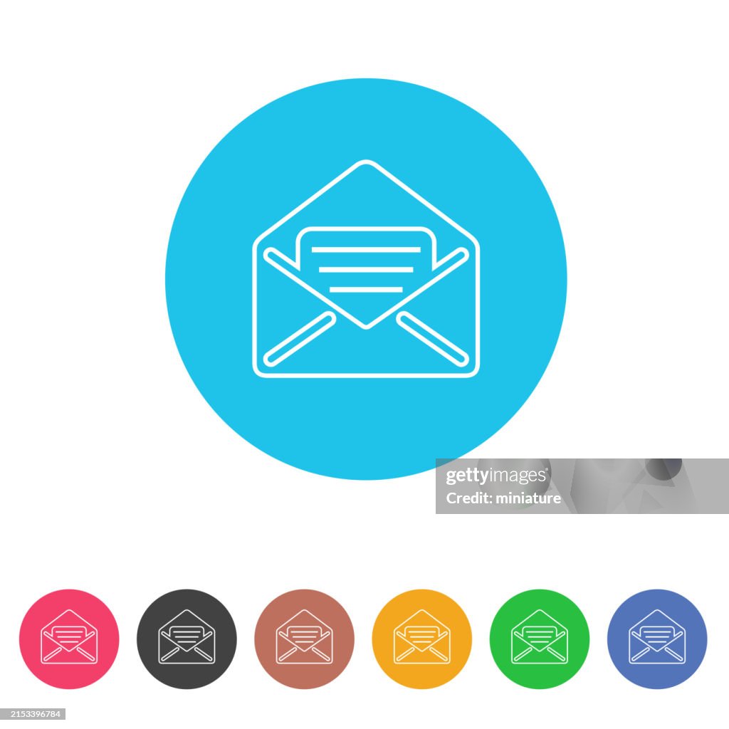 Open envelope icons