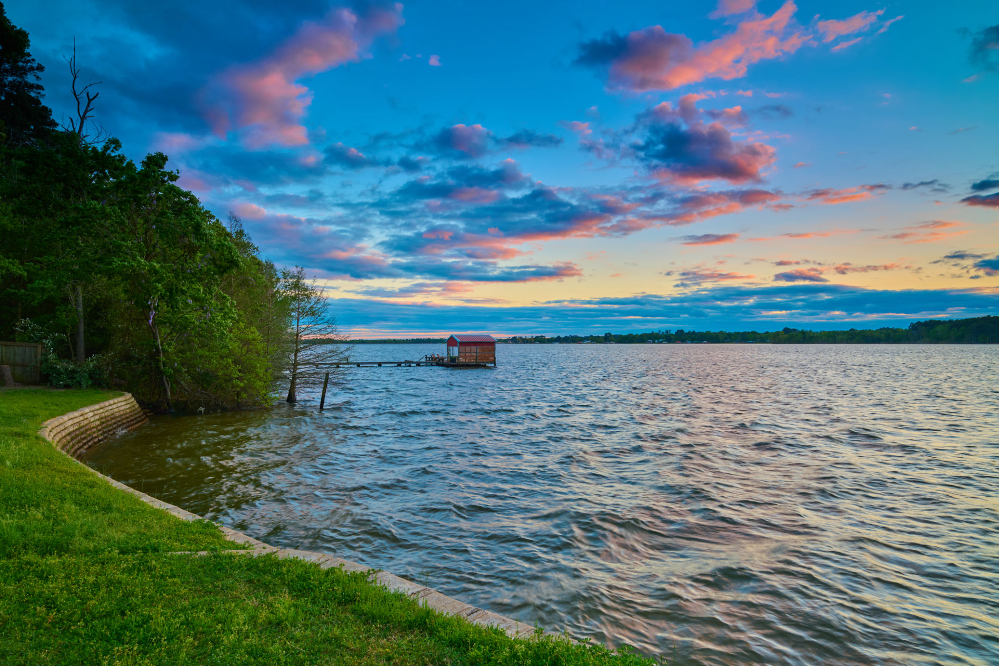 lake monroe sunset