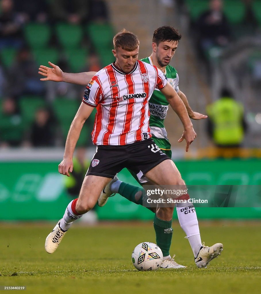 Sam Derry Dublin , Ireland - 20 May 2024; Sam Todd of Derry City in action ...