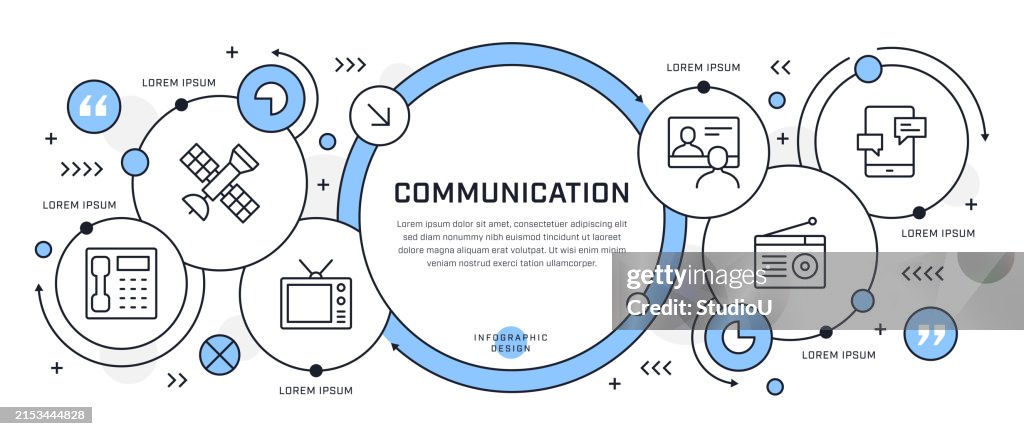 Communication Infographic Design High-Res Vector Graphic - Getty Images