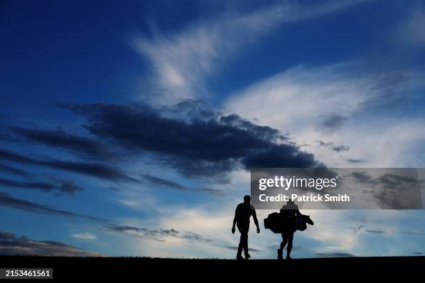 Tony Finau of the United States walks the 17th fairway during the second round of the 2024 PGA Championship at Valhalla Golf Club on May 17, 2024 in...