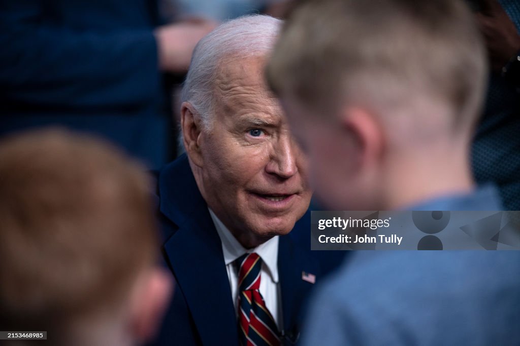 President Biden Speaks At A YMCA In Nashua, New Hampshire