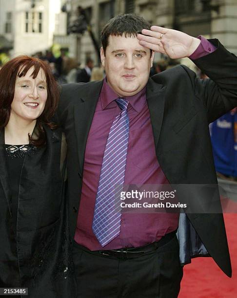 Comedian Peter Kay and wife arrive at the British Academy Television Awards at the London Palladium, London, April 13, 2003. Kay was nominated for...