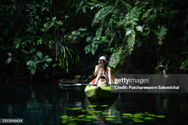 kayak adventure - canoe stock pictures, royalty-free photos & images