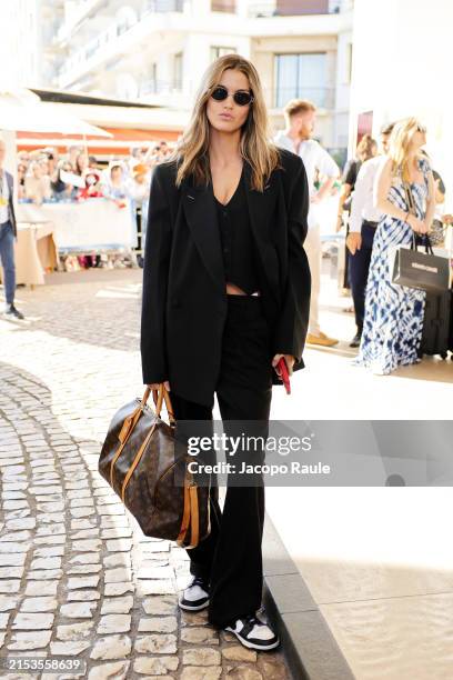 Luna Bijl is seen at Hotel Martinez during the 77th Cannes Film Festival on May 18, 2024 in Cannes, France.