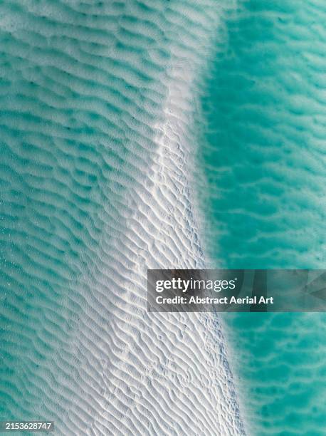 sandbar in willie creek estuary photographed from a drone point of view, the kimberley, western australia, australia - estuary stock pictures, royalty-free photos & images