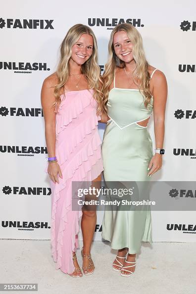 Setner Twins Sidney Sentner and Emily Sentner attend Fanfix and Unleash summer ...