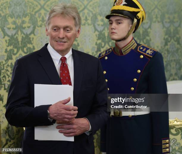 Pieskov 846 Dmitry Peskov Photos & High Res Pictures - Getty Images