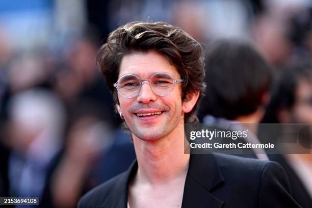 Ben Whishaw departs the "Limonov - The Ballad" Red Carpet at the 77th annual Cannes Film Festival at Palais des Festivals on May 19, 2024 in Cannes,...