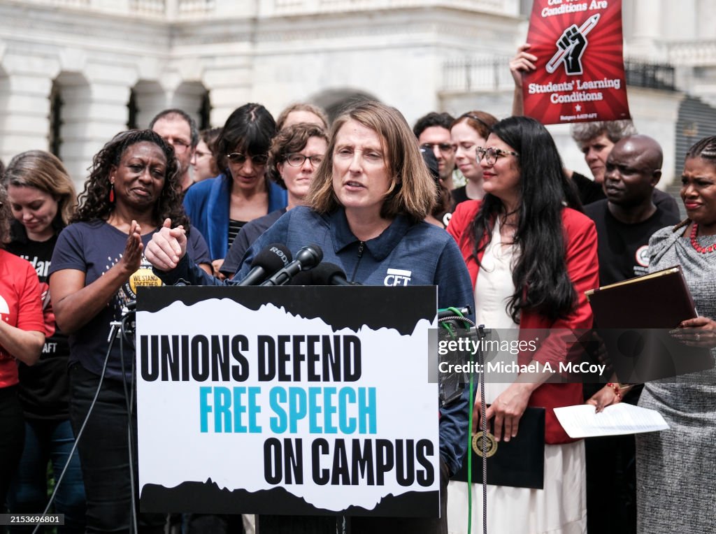 Rep. Tlaib Holds A Capitol Hill Press Conference To Discuss Free Speech On College Campuses