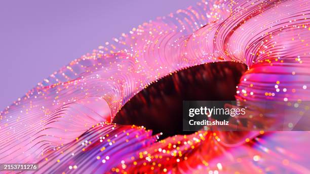 fondo ondulado abstracto moderno - imagen generada digitalmente fotografías e imágenes de stock