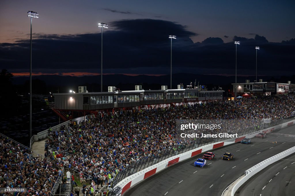 Getty Racing A general view of racing during the NASCAR Cup Series All-Star Race ...