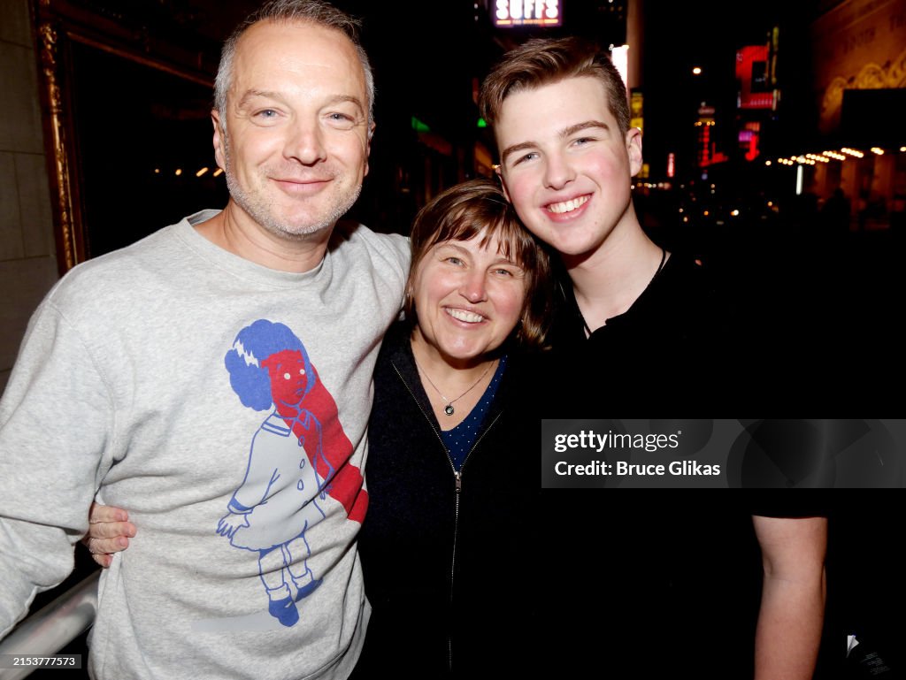 Euan Morton Lee Armitage And Son Iain Armitage Pose Backstage At The euan-morton-lee-armitage-and-son-iain-armitage-pose-backstage-at-the