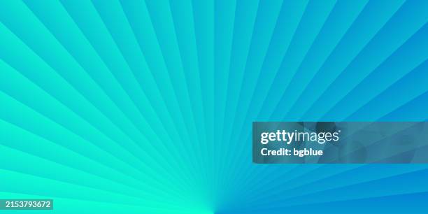abstract design with light rays and blue circular gradient - trendy background - wide stock illustrations
