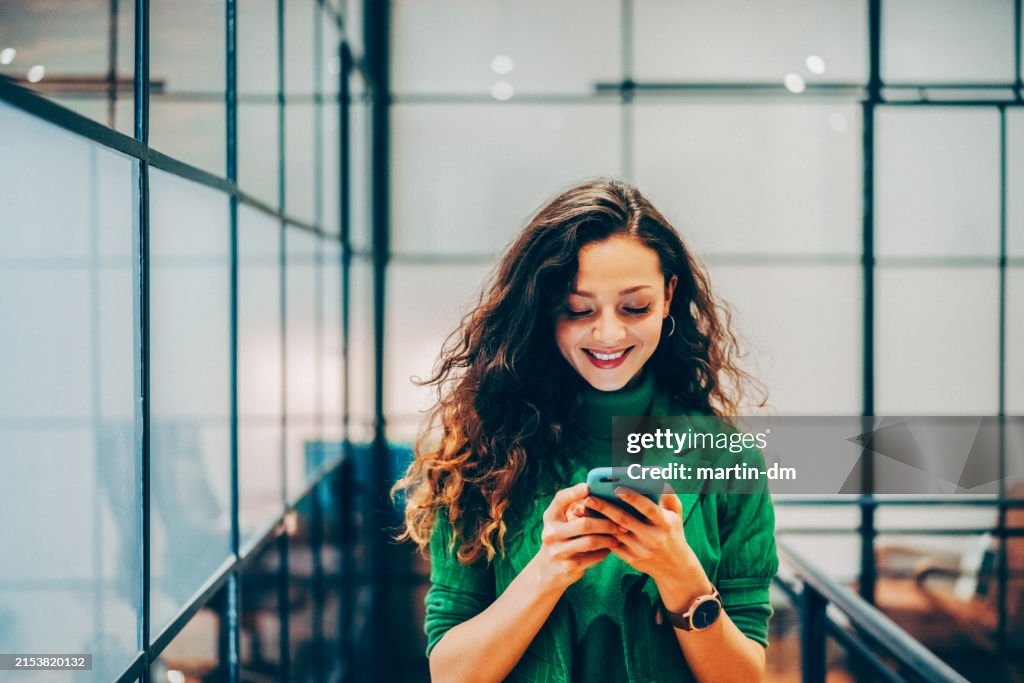 Businesswoman in modern office