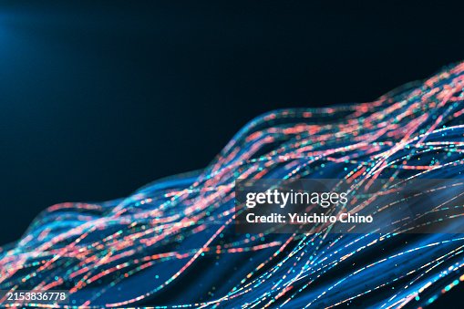 Internet connection and flowing data Internet connection and flowing data