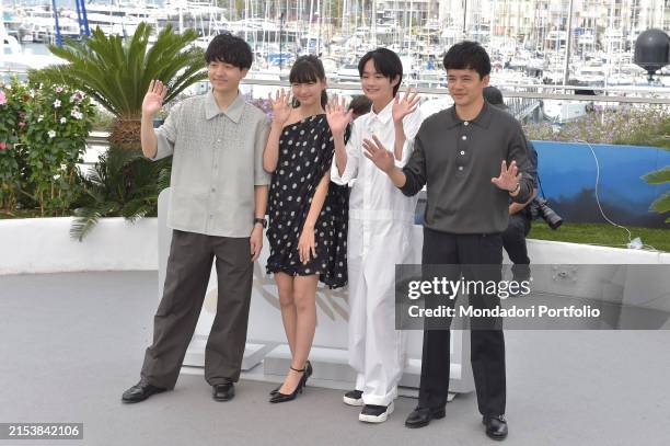 Japanese director Hiroshi Okuyama, Japanese actress Kiara Nakanishi, Japanese actor Keitatsu Koshiyama, and Japanese actor and voice actor Sosuke...