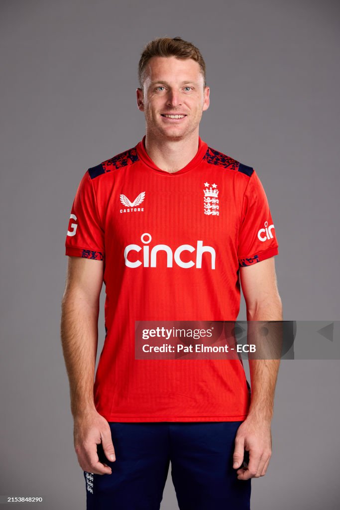 Jos Buttler of England poses for a portrait at Headingley on May 20 ...
