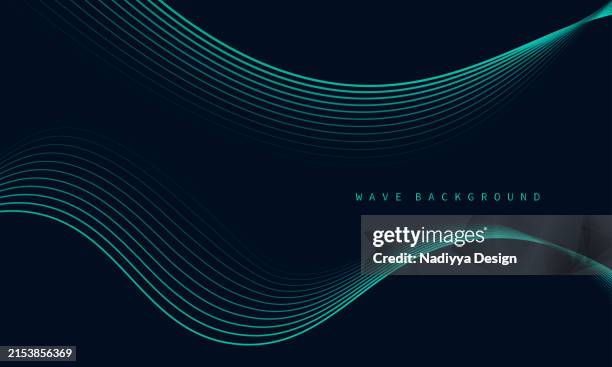 dynamic wave abstract background.modern wave lines. - web development background stock illustrations