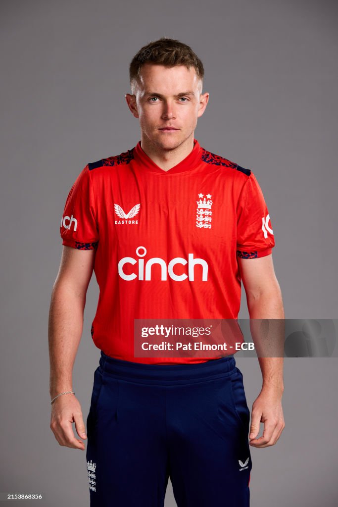 Engend Sam Curran of England poses for a portrait at Headingley on May 20 ...