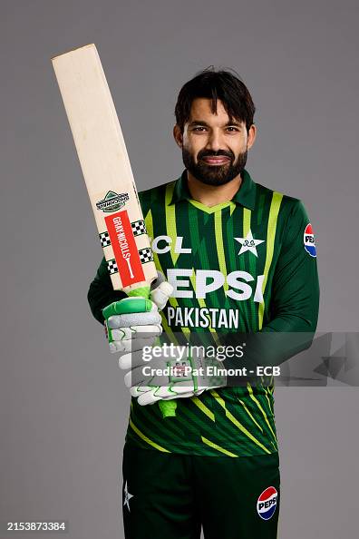 Pakistan Razwan R Muhammad Rizwan of Pakistan poses for a portrait at Headingley on May ...