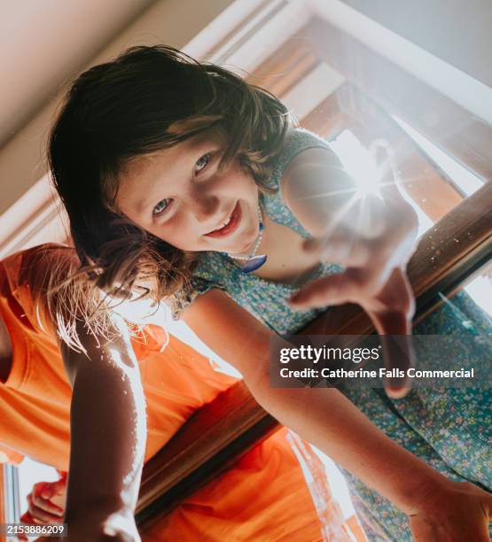 Kid Opening Window 89 Kids Waving Through Window Stock Photos, High-Res Pictures, and ...