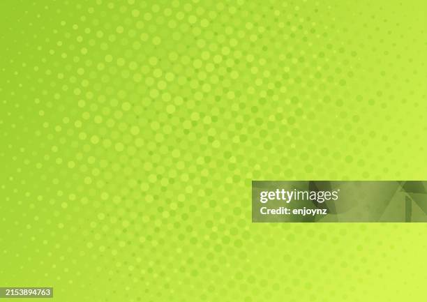 grüne punkte muster vektor hintergrund - limettengrün stock-grafiken, -clipart, -cartoons und -symbole