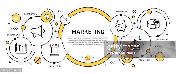 marketing infographic design - feedback-loop-infographic stock illustrations