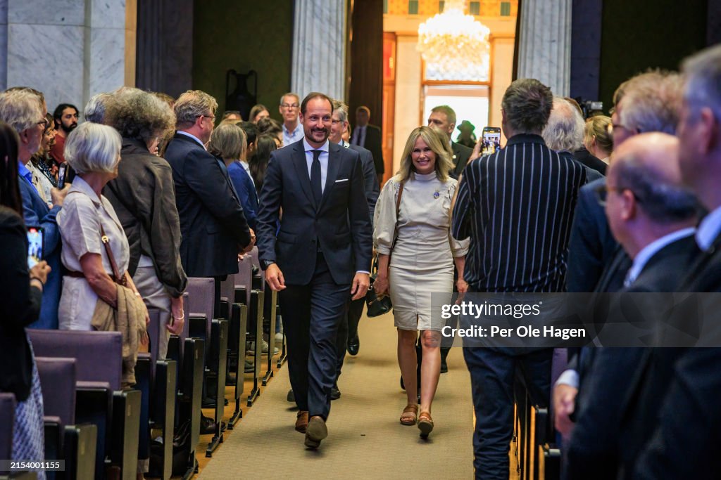 Crown Prince Haakon Of Norway Delivers The Abel Prize in Oslo