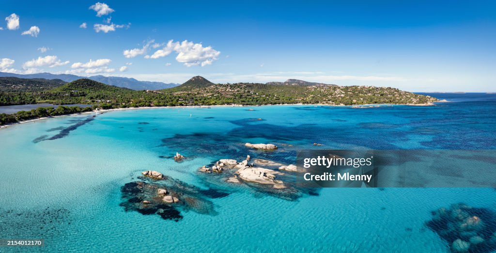 Isla de Córcega Playa de Santa Giulia Bahía Turquesa Porto Vecchio Korsika