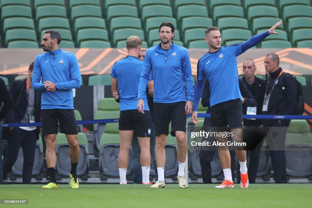 Atalanta BC Training Session and Press Conference - UEFA Europa League Final 2023/24