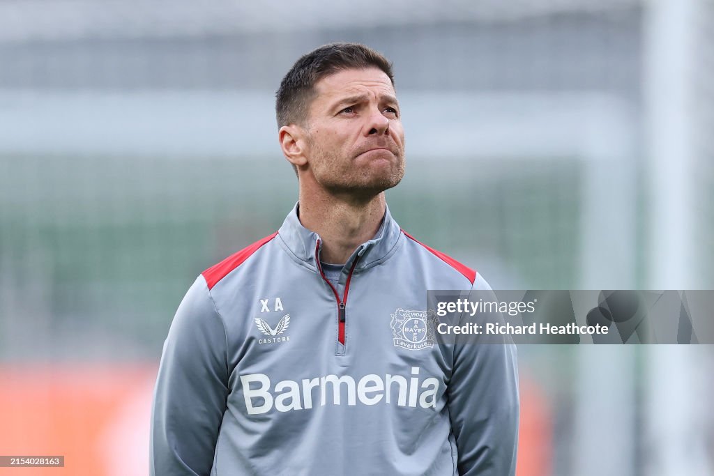 Bayer 04 Leverkusen Training Session and Press Conference - UEFA Europa League Final 2023/24
