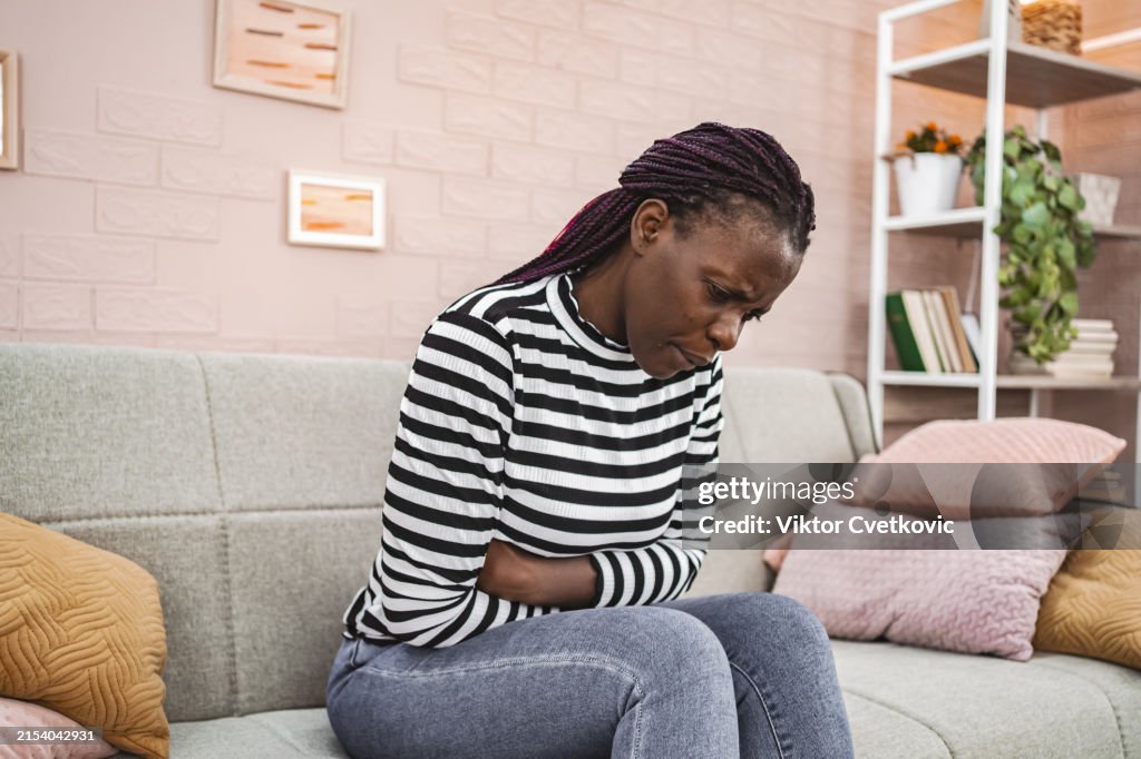 Stomach pain, women With Uterine Fibroids