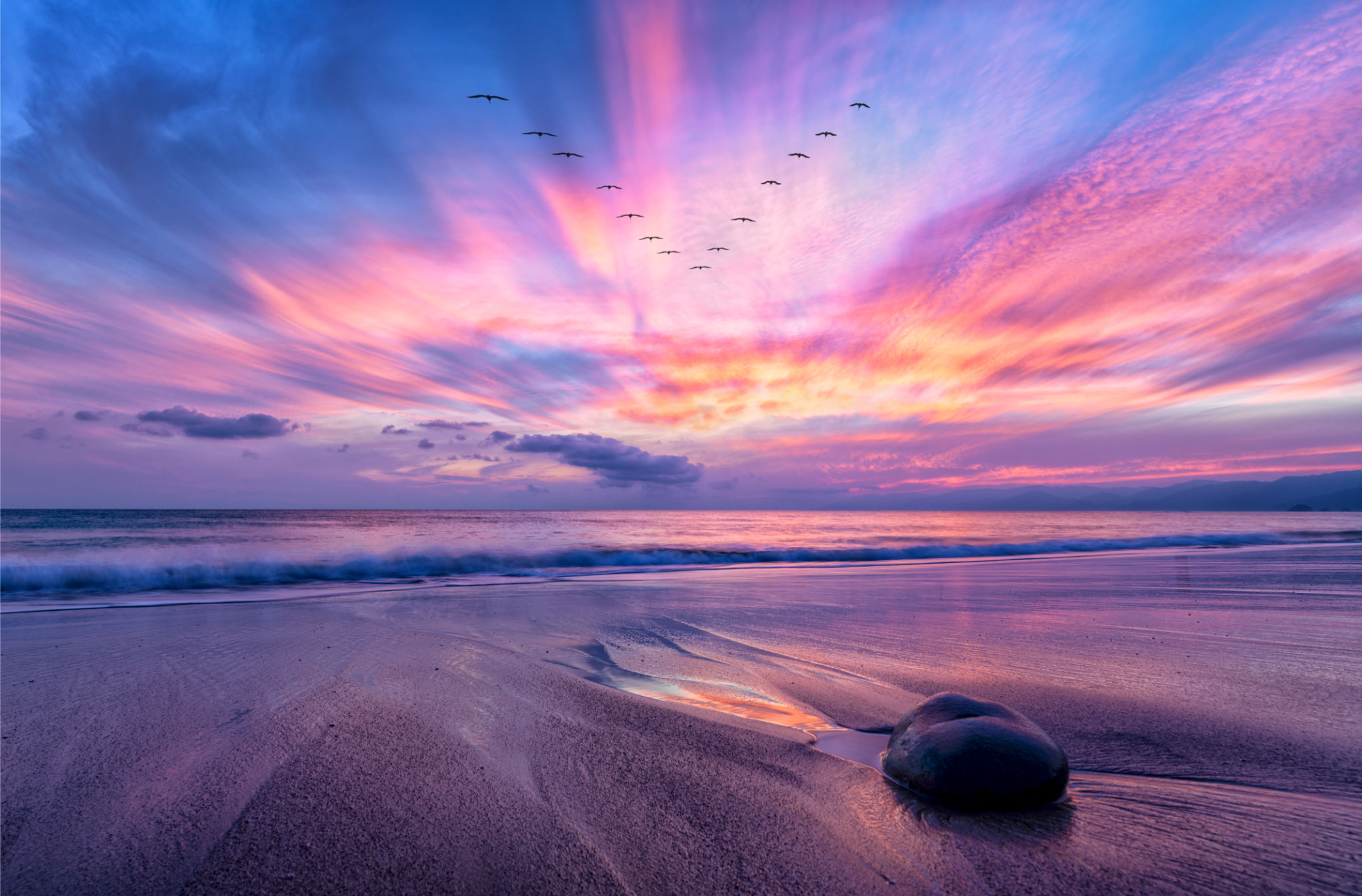 beach sunrise