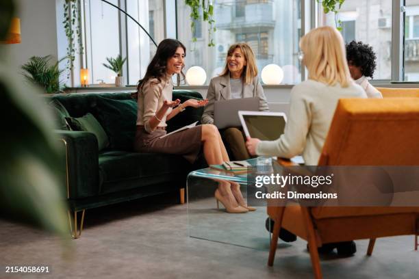 hr personnel interviewing a job candidate. - mannerism stock pictures, royalty-free photos & images