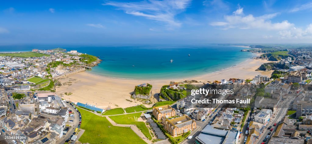 Towan Beach and Great Western Beach in Newquay