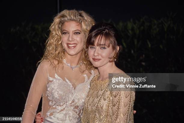 Actresses Tori Spelling and Shannen Doherty at the 18th People's Choice Awards, Universal Studios Hollywood, Universal City, California, March 17th...