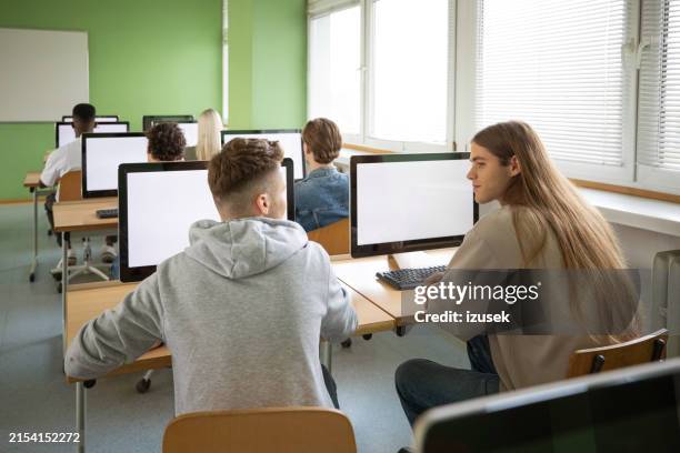 Student Behind Computer 3,959 University Student Home Computer Stock Photos, High-Res Pictures ...