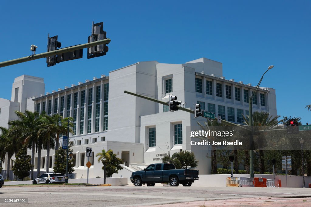 Hearings Held In Former President Trump's Classified Documents Trial In Fort Pierce, Florida