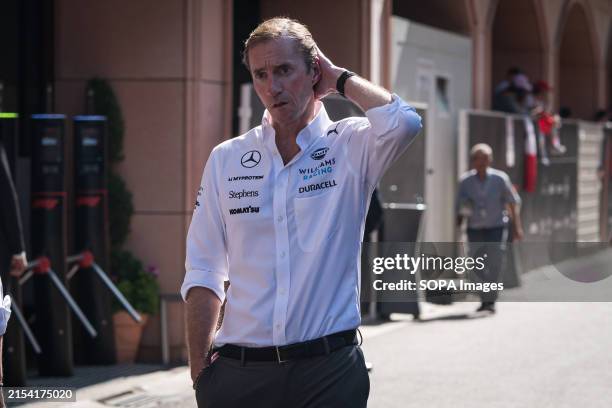 Hedge fund manager and former British professional racing driver James Matthews, seen in the paddock after the qualifying session of the Monaco F1...