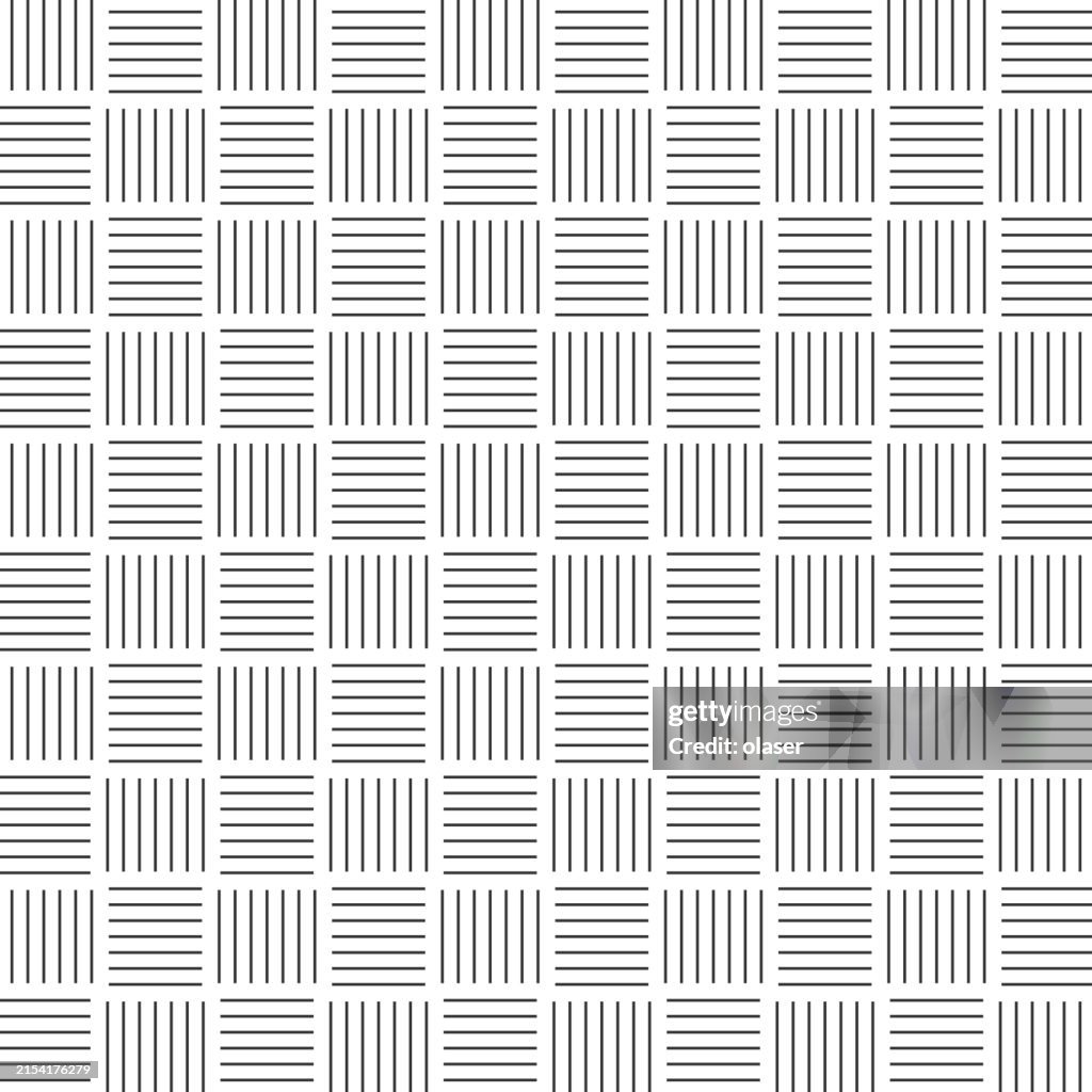 Full frame dense striped squares in matrix pattern