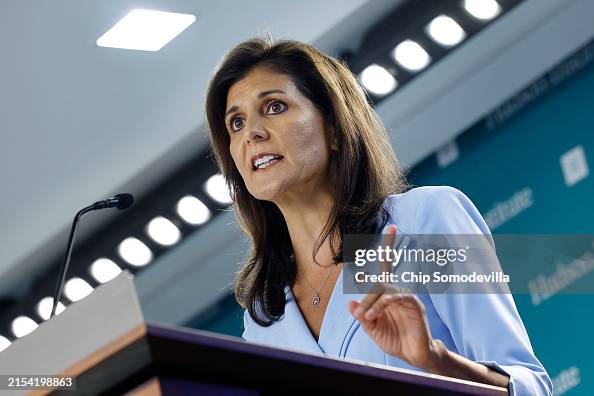 Nikki Haley Speaks At The Hudson Institute, First Public Event Since Dropping Out Of Presidential Race Nikki Haley Speaks At The Hudson Institute, First Public Event Since Dropping Out Of Presidential Race