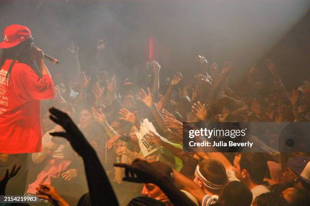 Lil Jon and the East Side Boyz perform at Webster Hall in New York City, New York on April 12, 2005.