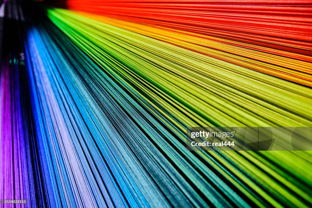 Multicolored threads background